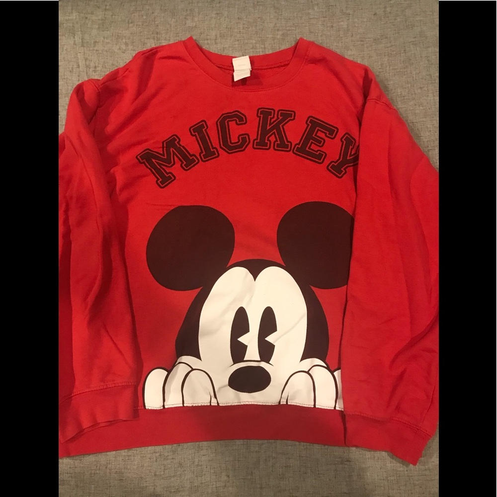Mickey pull over sweater Preown (women SZ XL 15-17